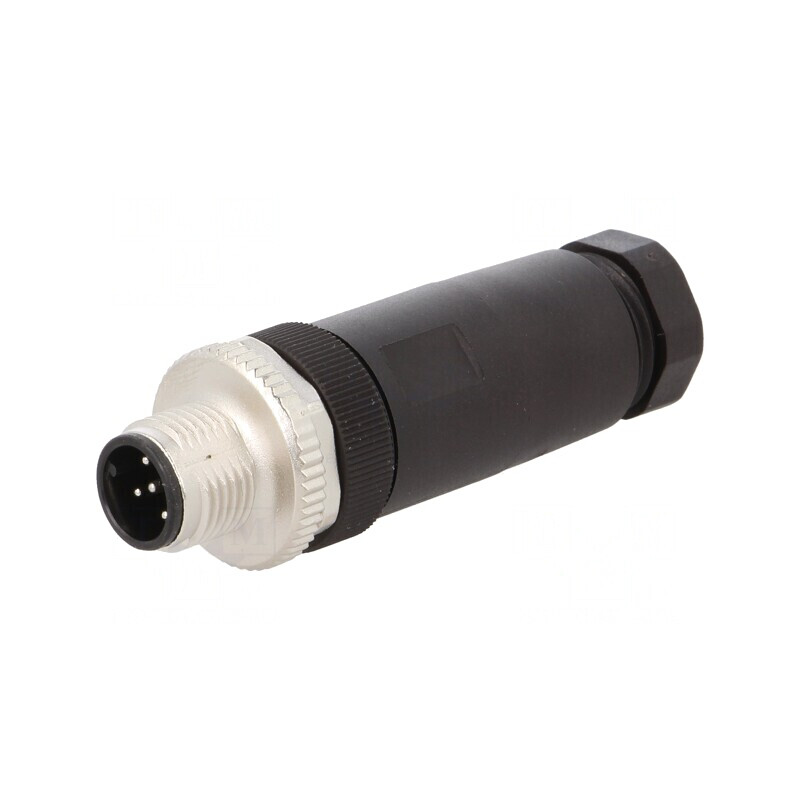 Mufă M12 PIN 5 tată IP67 CANopen DeviceNet pe cablu | Electronic-mag.ro | Componente Electronice