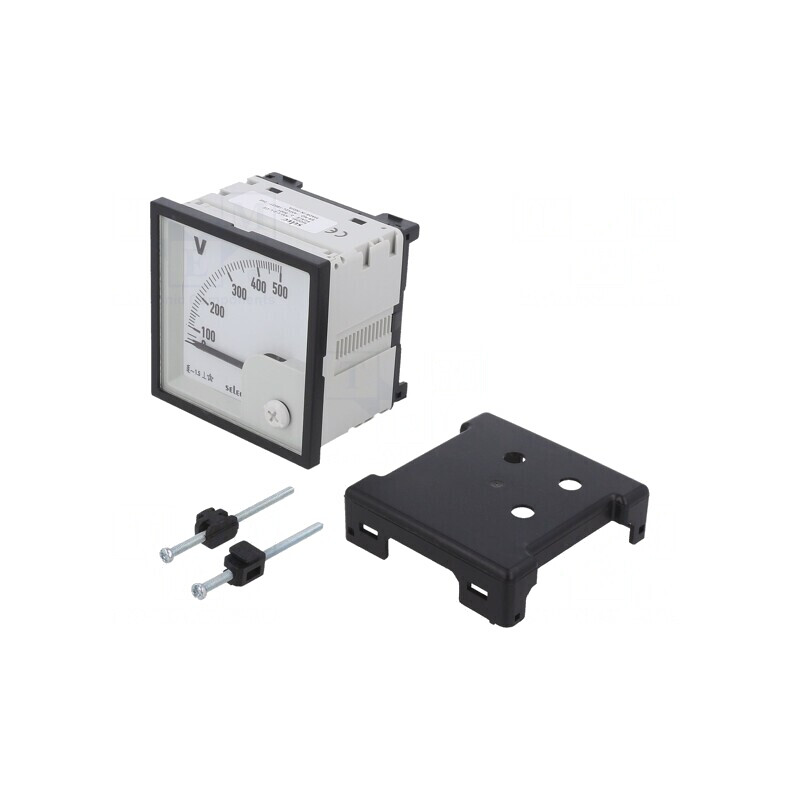 Voltmetru Panou 0-500V Clasa 1.5 50-60Hz 72x72x68mm | Electronic-mag.ro | Componente Electronice