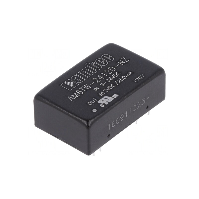 Convertor DC/DC 6W 9-36V la ±12V DIP24 | Electronic-mag.ro | Componente Electronice