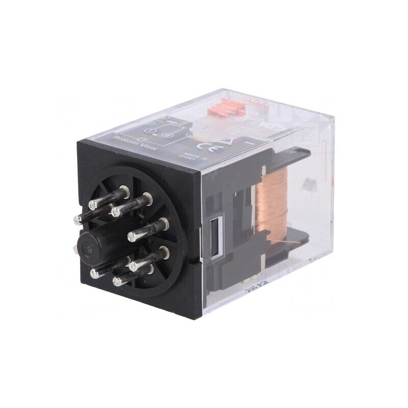 Releu Electromagnetic DPDT 230V 10A | Electronic-mag.ro | Componente Electronice