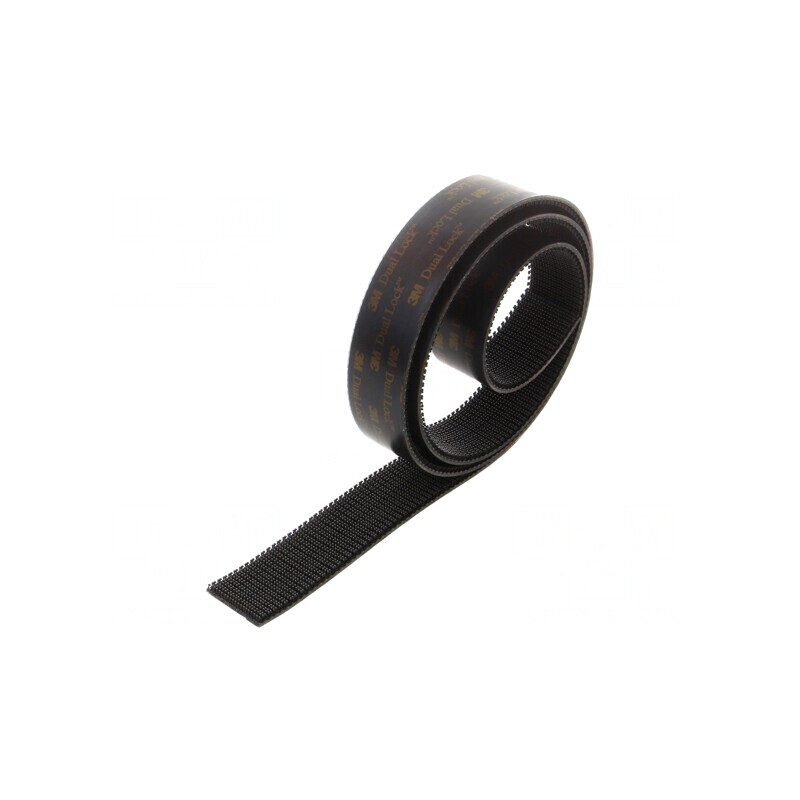 Bandă arici acril neagră 25mm x 1m | Electronic-mag.ro | Componente Electronice