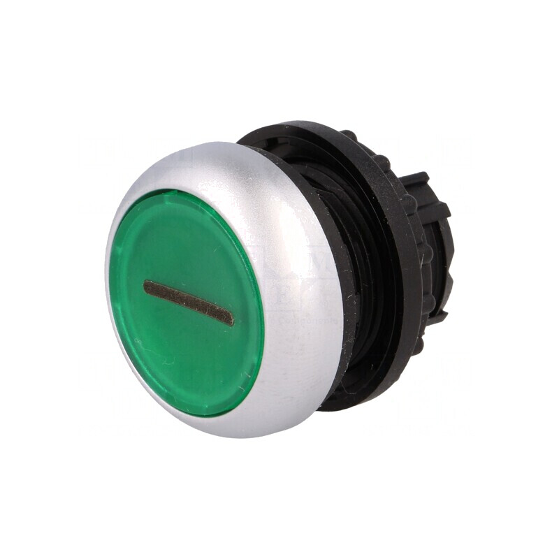 Comutator apăsare 22mm verde IP67 | Electronic-mag.ro | Componente Electronice
