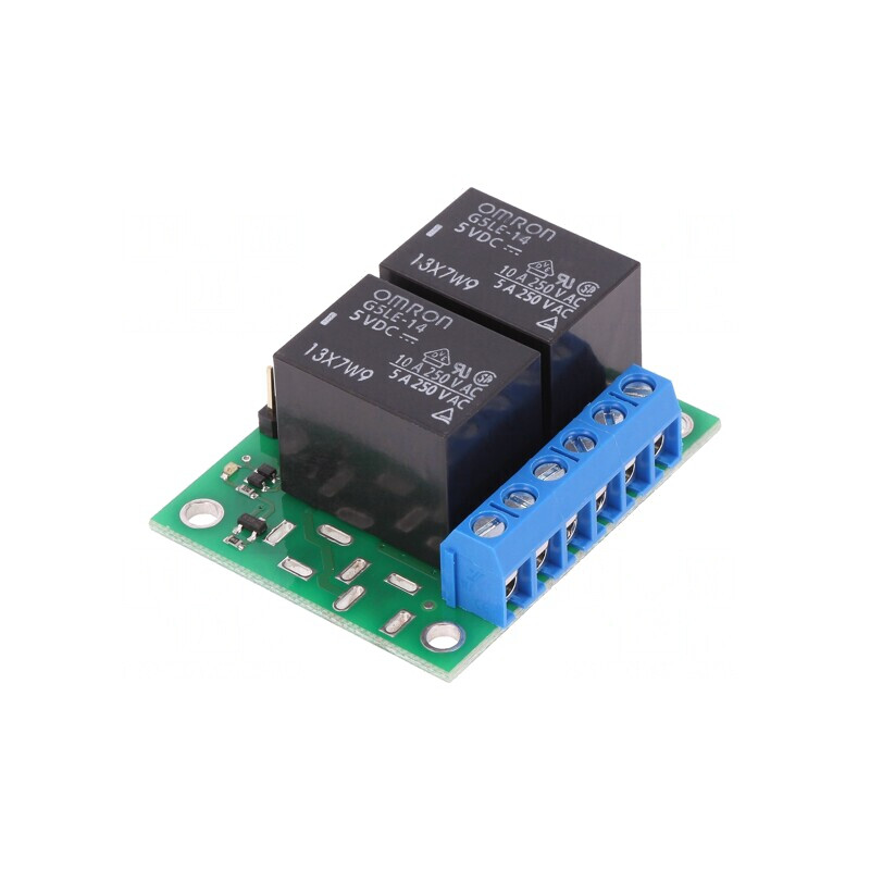 Modul Releu 2 Canale 5V 10A | Electronic-mag.ro | Componente Electronice