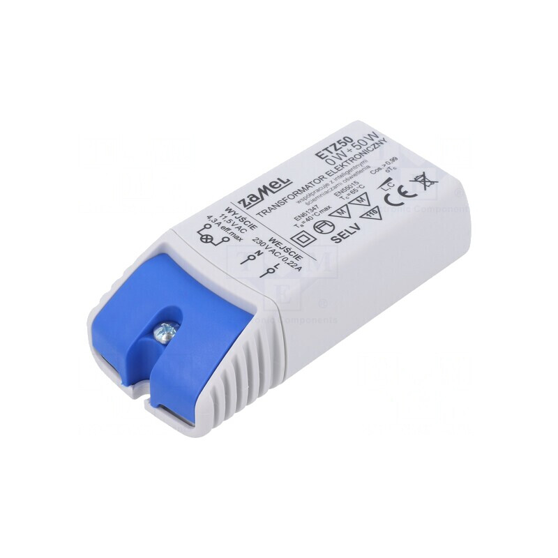 Transformator electronic 50VA 230V 11.5V IP20 | Electronic-mag.ro | Componente Electronice
