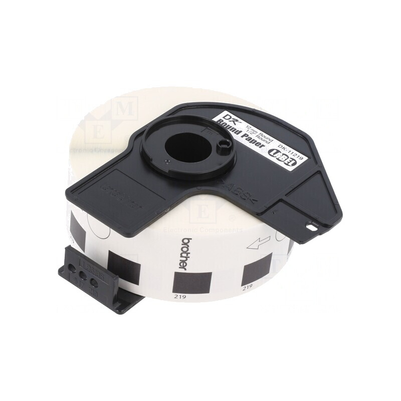 Etichetă Autoadezivă Albă 12mm Neagră DK-11219 | Electronic-mag.ro | Componente Electronice