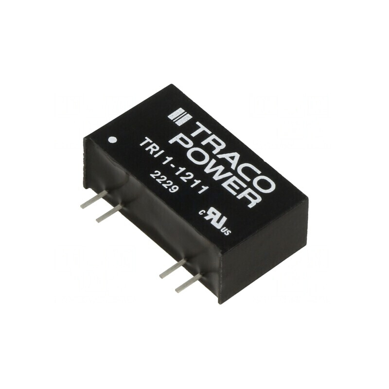Convertor DC/DC 1W 10.8-13.2V la 5V 200mA TRI 1-1211 | Electronic-mag.ro | Componente Electronice
