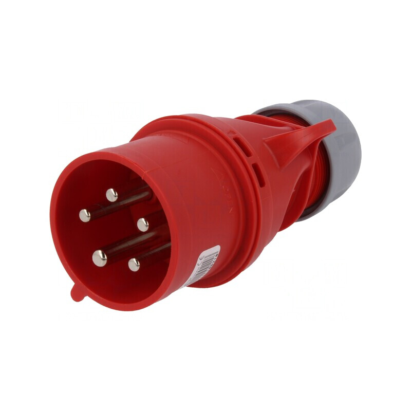 Mufă Alimentare AC Trifazată 32A 400VAC IP44 | Electronic-mag.ro | Componente Electronice