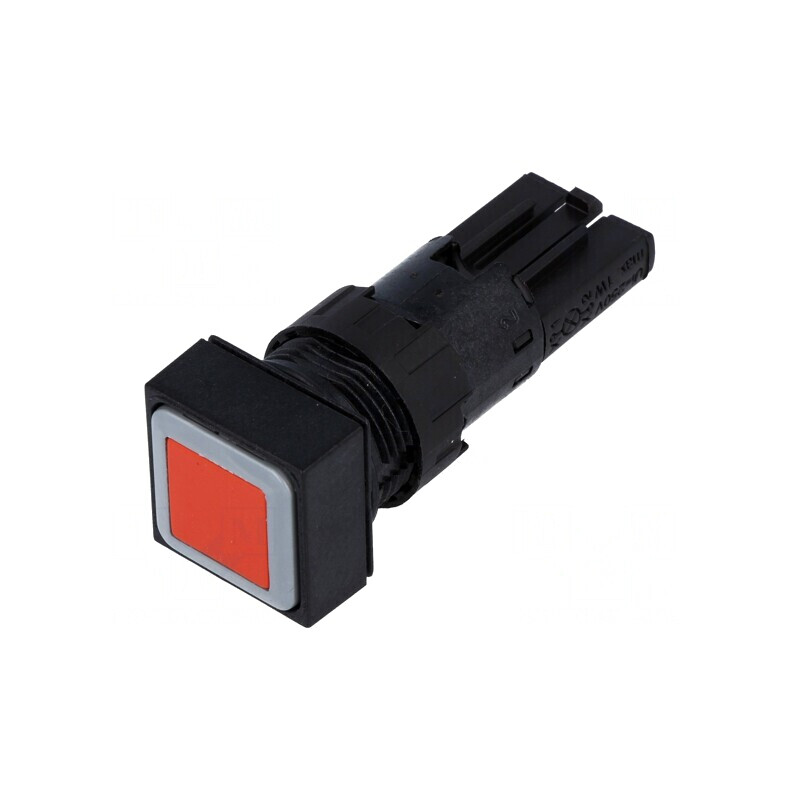 Comutator apăsare 16mm cu LED roșu | Electronic-mag.ro | Componente Electronice