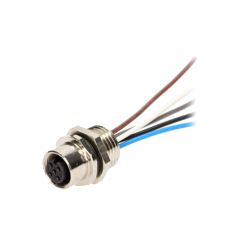 Soclu M12 PIN 5 mamă IP67 pentru cabluri DeviceNet/CANopen | Electronic-mag.ro | Componente Electronice