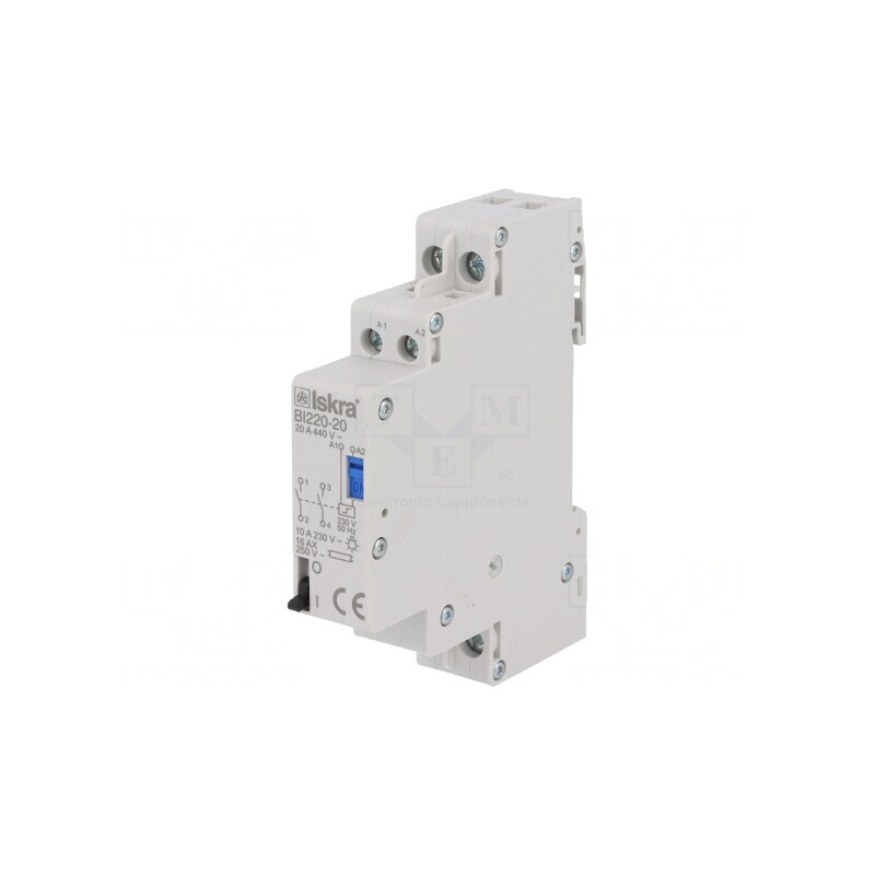 Releu bistabil de impulsuri 20A IP20 | Electronic-mag.ro | Componente Electronice