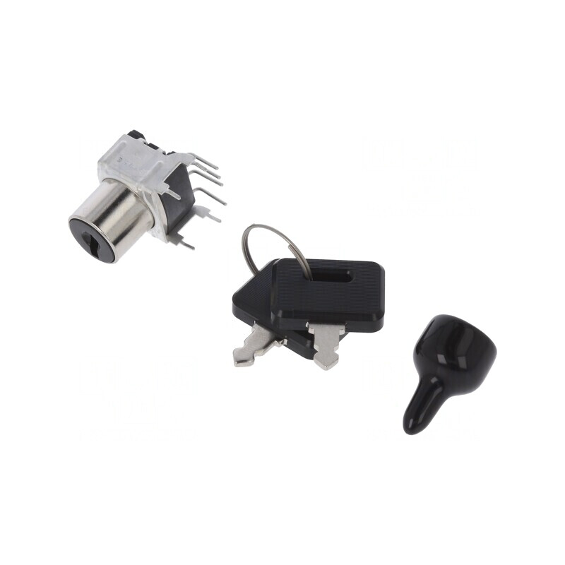 Comutator întrerupător cu cheie 3 poziții SPDT | Electronic-mag.ro | Componente Electronice