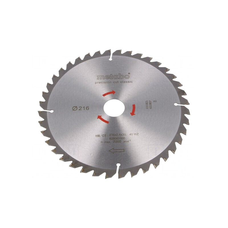 Disc ferăstrău circular 216mm 40 dinți | Electronic-mag.ro | Componente Electronice