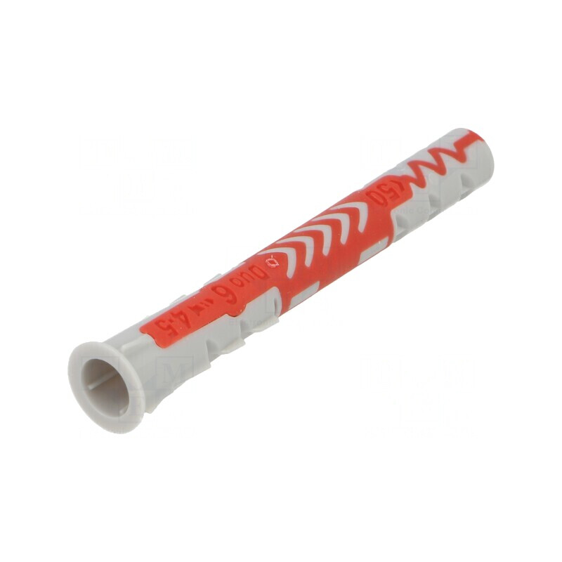 Plastic Anchor 6x50 DUOPOWER 100pcs | Electronic-mag.ro | Componente Electronice