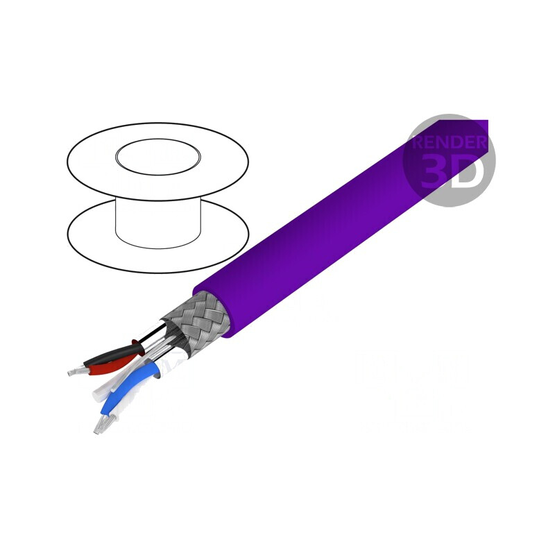 Cablu Hibrid pentru Transmitere Date 1x2x18AWG 1x2x15AWG | Electronic-mag.ro | Componente Electronice