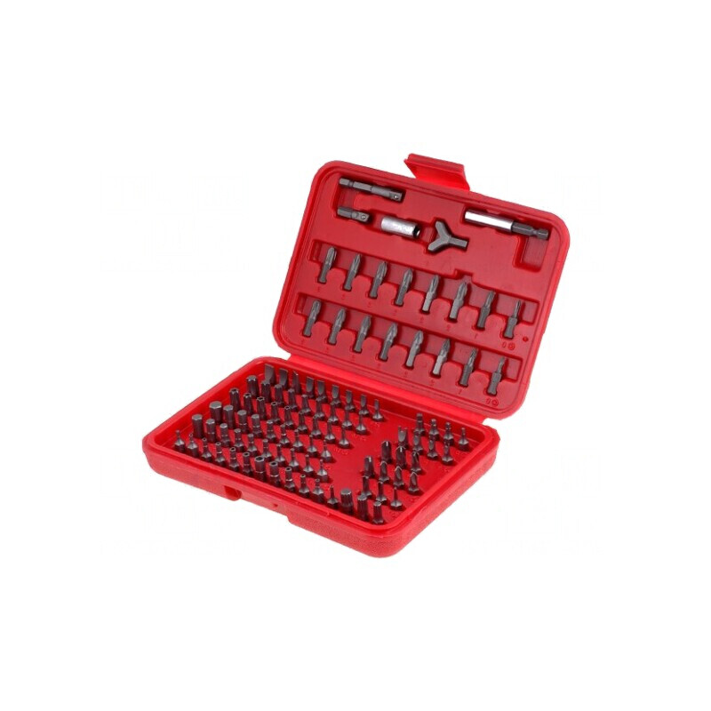 Kit Capete Șurubelniță 25mm 100 Bucăți Cu Geantă | Electronic-mag.ro | Componente Electronice