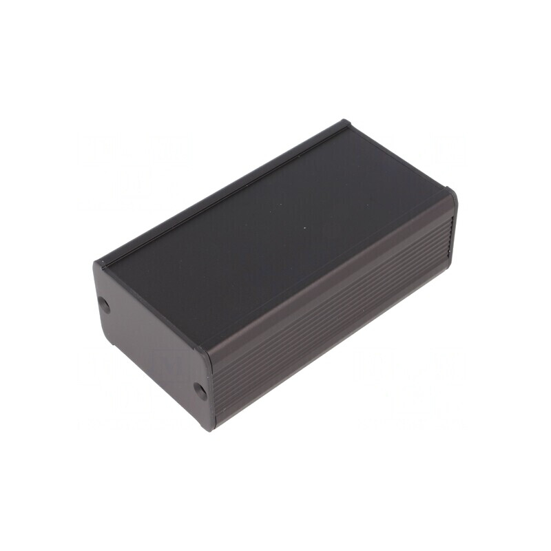 Carcasă aluminiu neagră TUF 55x100x35mm | Electronic-mag.ro | Componente Electronice