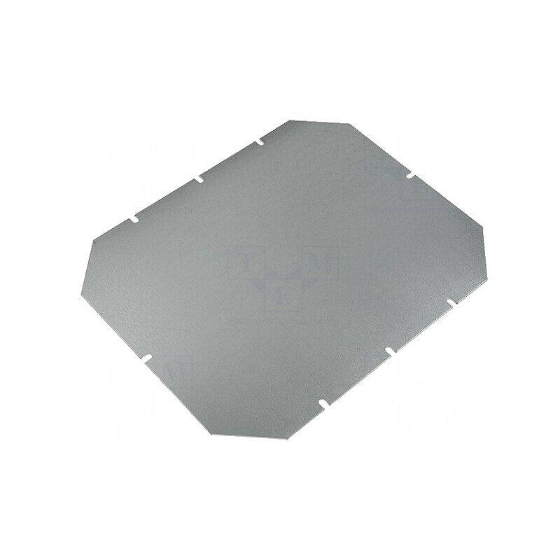 Placă de montare oțel zincat 265x215x1,5mm | Electronic-mag.ro | Componente Electronice