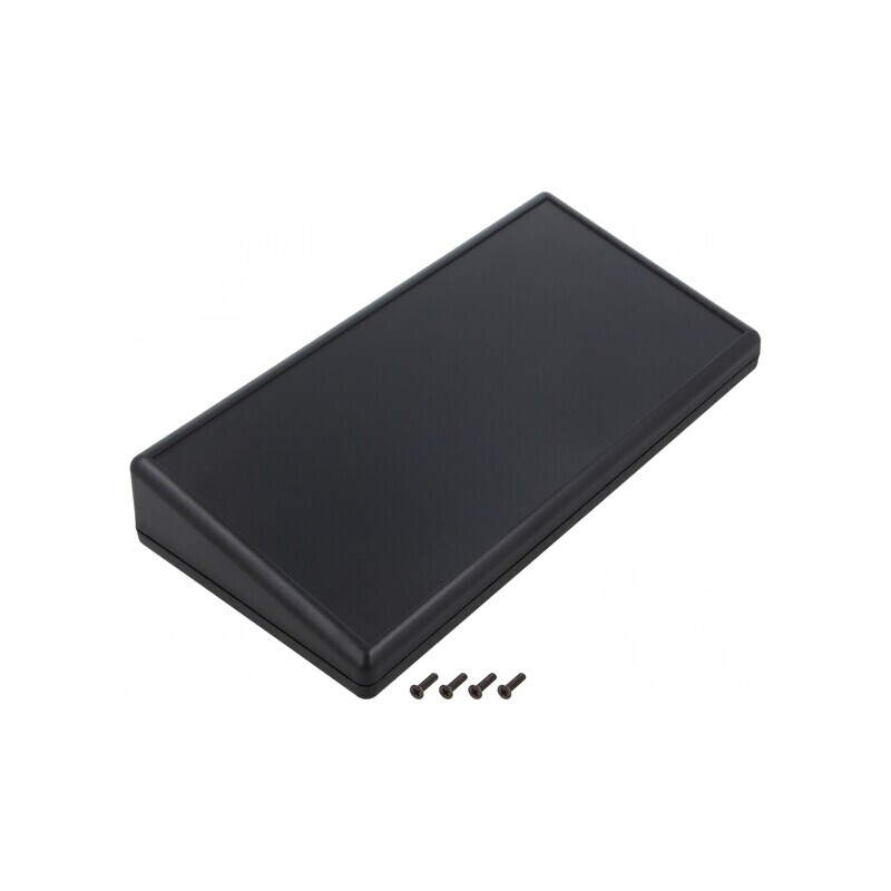 Carcasă Desktop Neagră ABS IP54 220x110x40mm | Electronic-mag.ro | Componente Electronice