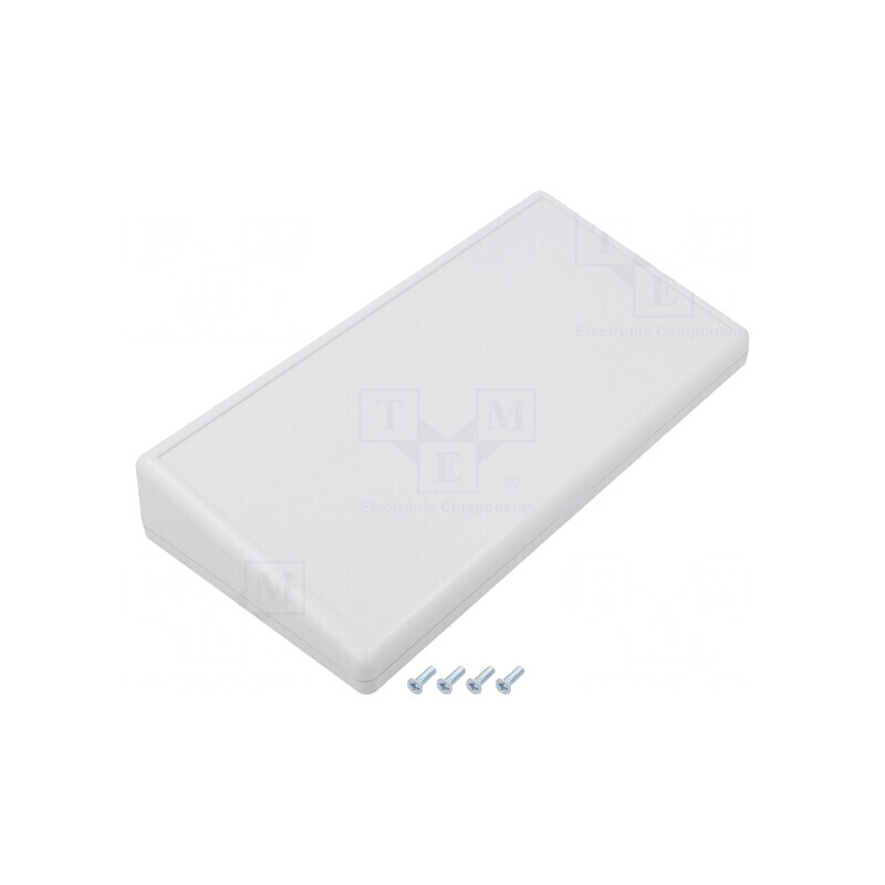 Carcasă desktop gri IP54 220x110x40mm ABS | Electronic-mag.ro | Componente Electronice
