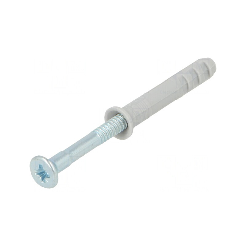 Plastic Anchor with Screw 5x30 Zinc-Plated Steel 100pcs | Electronic-mag.ro | Componente Electronice