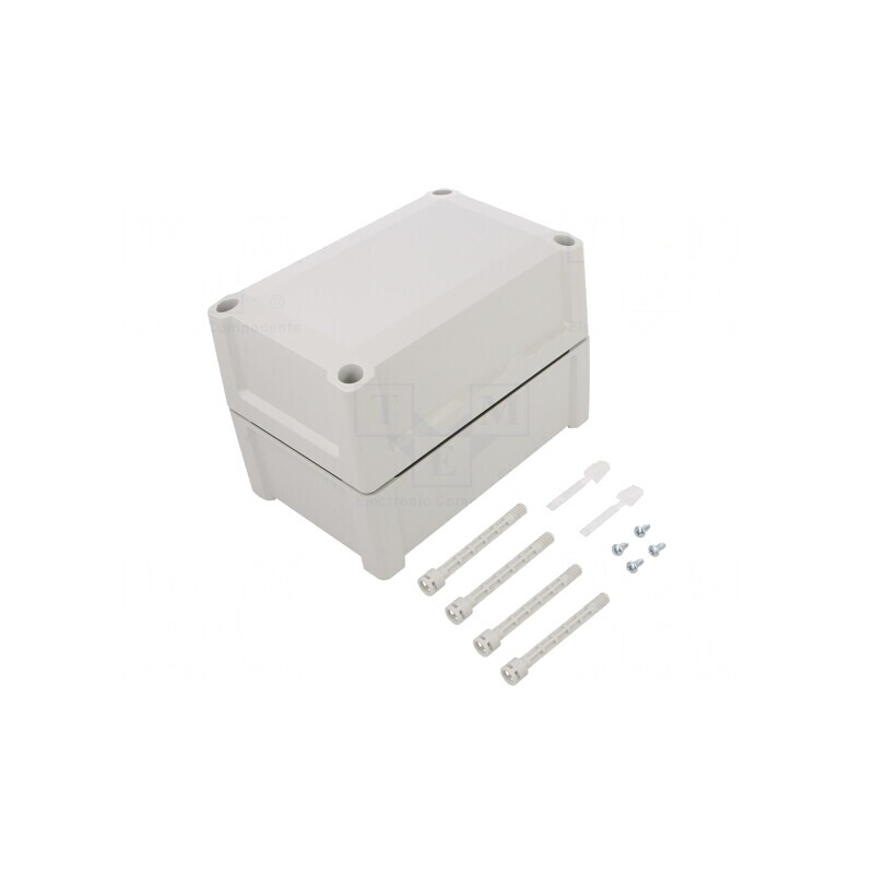 Carcasă universală TEMPO ABS gri 122x187x130mm | Electronic-mag.ro | Componente Electronice