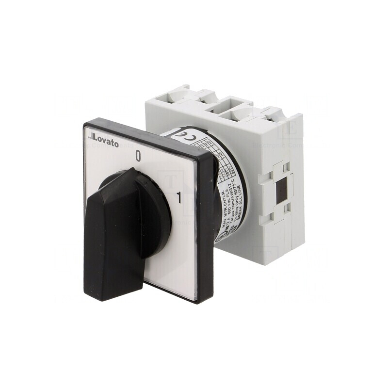 Comutator cu Came 2 Pozitii 16A 0-1 pentru Încastrare | Electronic-mag.ro | Componente Electronice