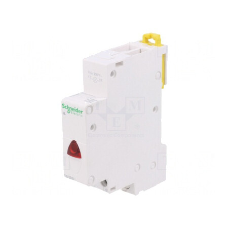 Lampă de Control LED pentru Şină DIN ACTI9 110-230V | Electronic-mag.ro | Componente Electronice