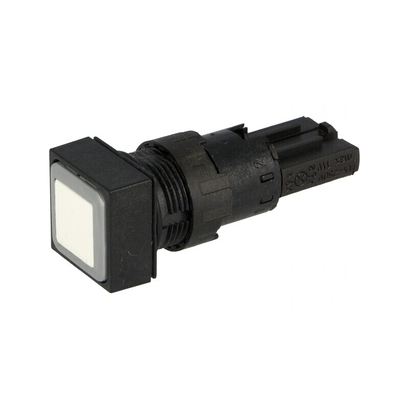 Comutator Apăsare 16mm Alb 2 Poziții | Electronic-mag.ro | Componente Electronice