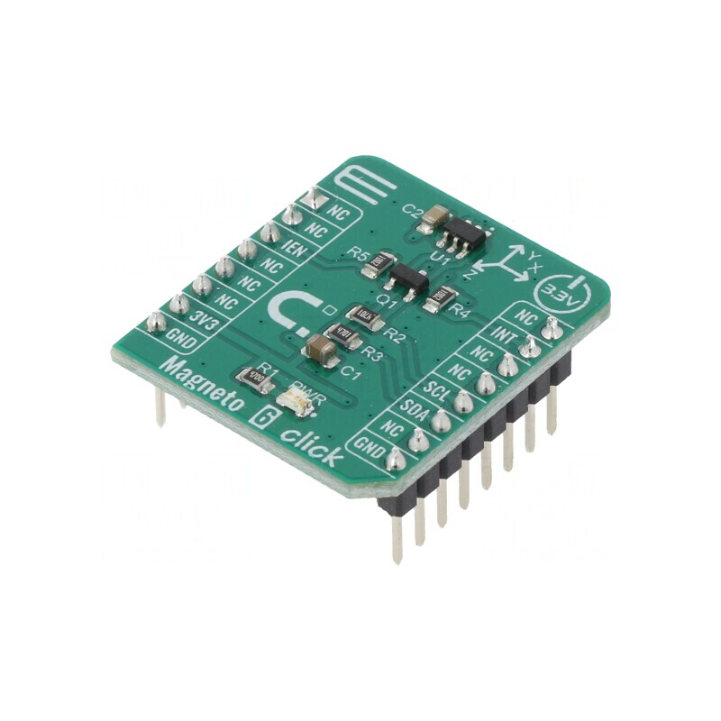 Senzor Magnetic Click cu GPIO și I2C TLI493DA2B6 | Electronic-mag.ro | Componente Electronice Senzor Magnetic Click cu GPIO și I2C TLI493DA2B6 | Electronic-mag.ro | Componente Electronice