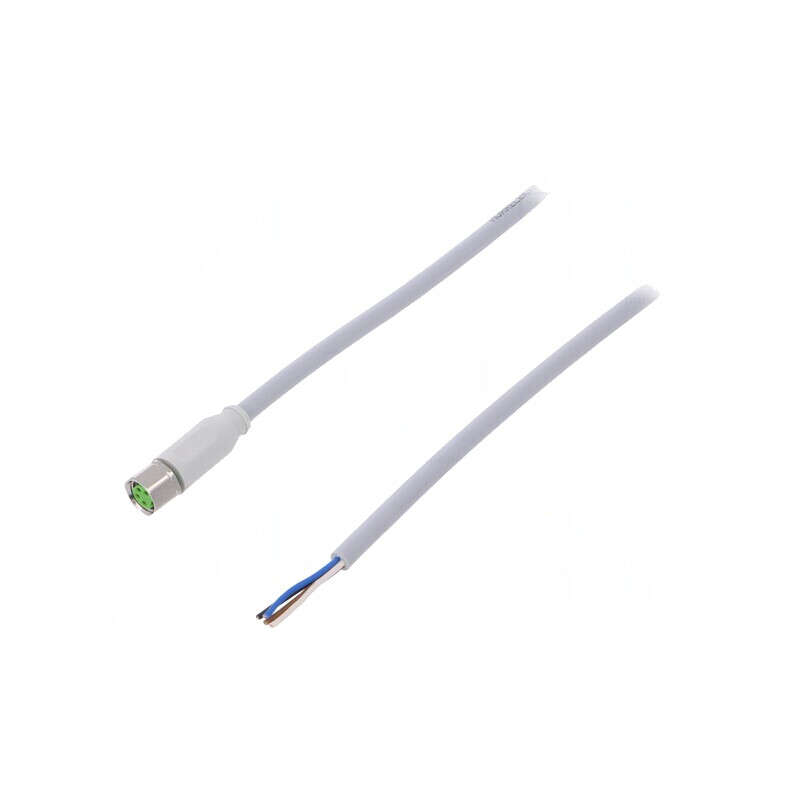 Cablu de Conectare M8 PIN 4 Drept 3m PVC 30VAC | Electronic-mag.ro | Componente Electronice