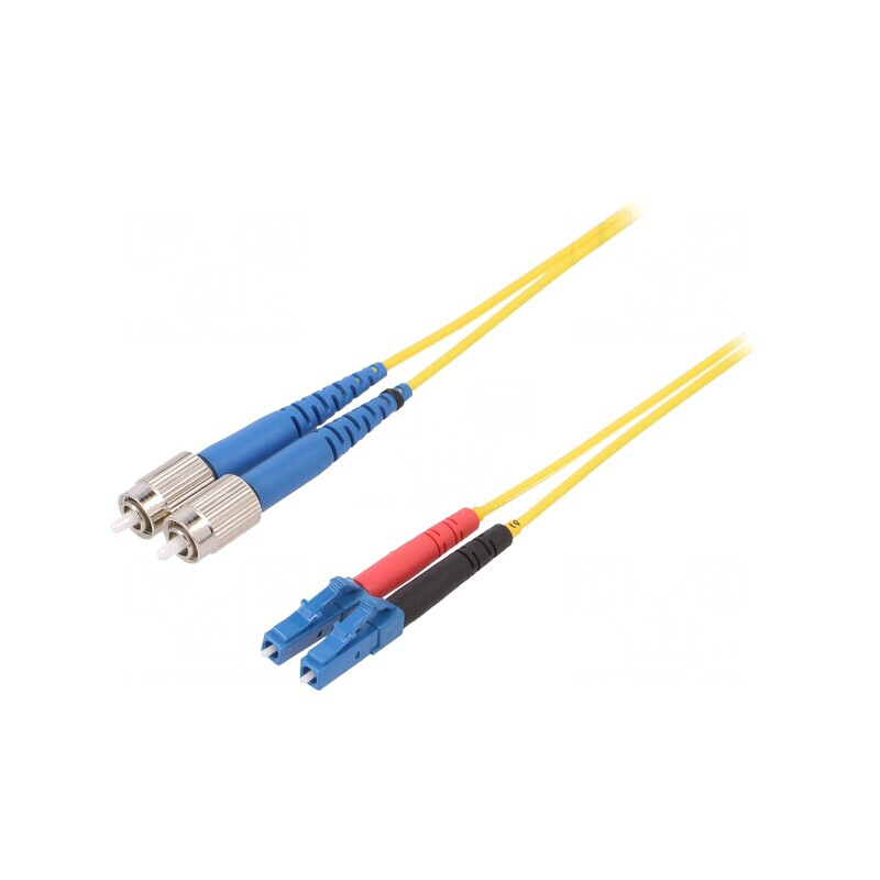 Patch cord fibră optică FC/UPC la LC/UPC 3m 9/125um | Electronic-mag.ro | Componente Electronice
