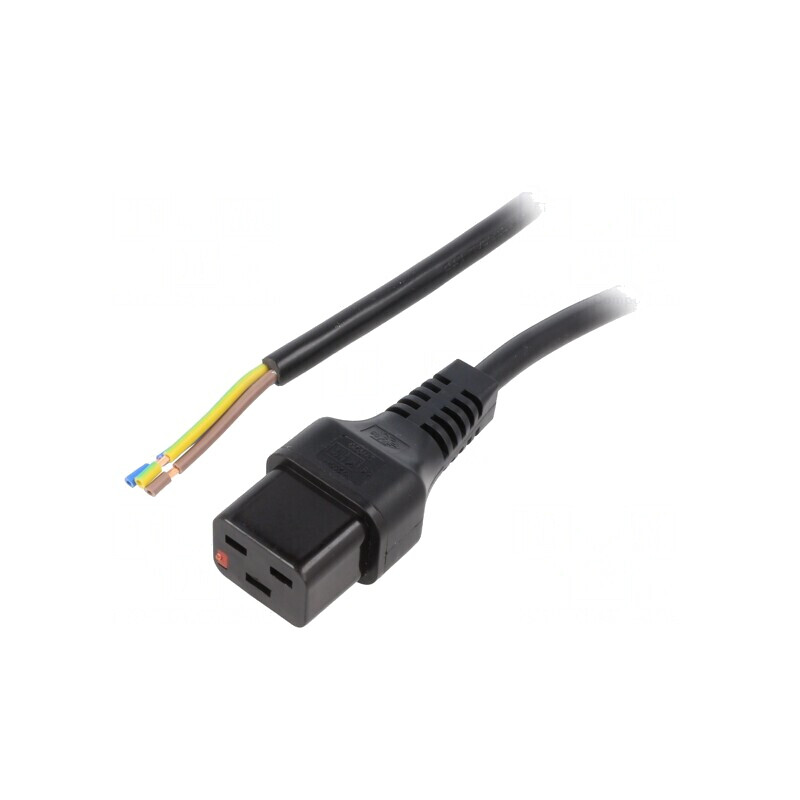 Cablu IEC C19 mamă cu blocare 2m negru 16A | Electronic-mag.ro | Componente Electronice Cablu IEC C19 mamă cu blocare 2m negru 16A | Electronic-mag.ro | Componente Electronice