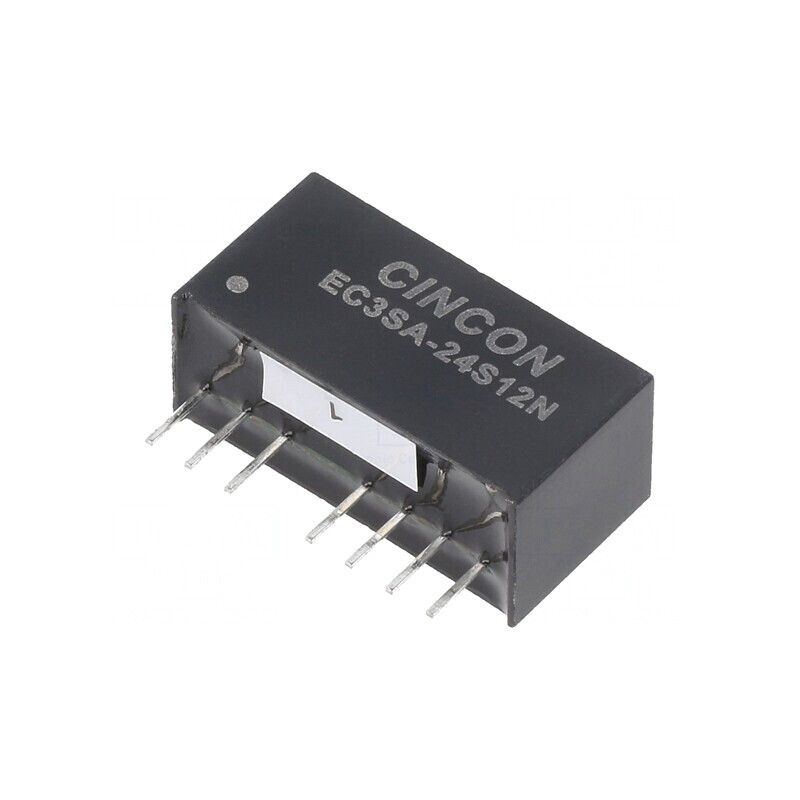 Convertor DC/DC 3W 18-36V la 12V 250mA SIP8 | Electronic-mag.ro | Componente Electronice