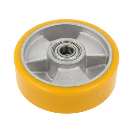 Roată transport 125mm 300kg poliuretan | Electronic-mag.ro | Componente Electronice
