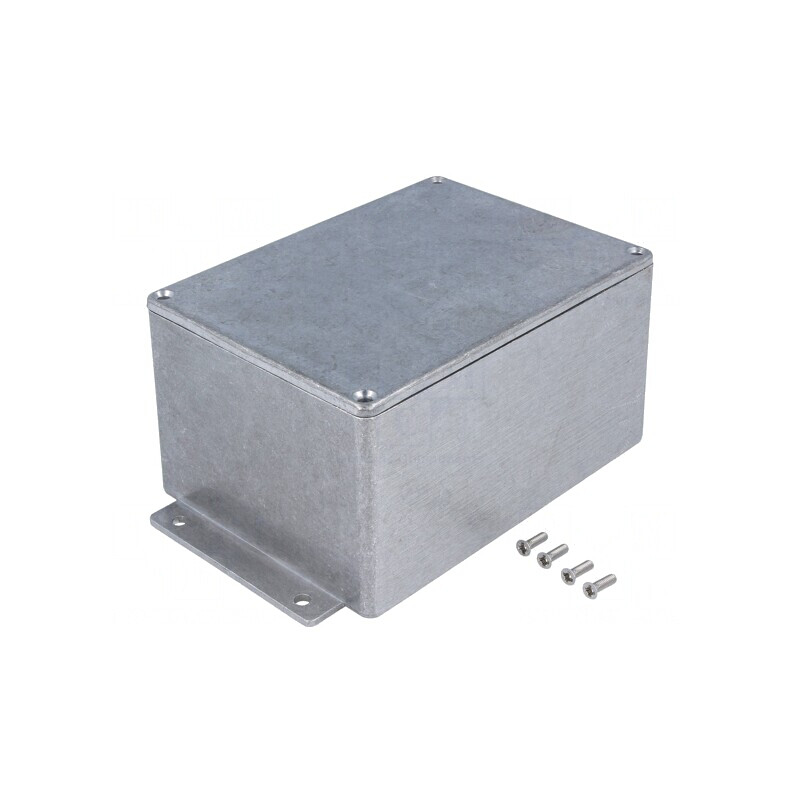 Carcasă universală 100x140x75mm cu lame de fixare | Electronic-mag.ro | Componente Electronice