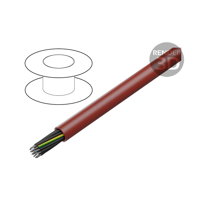 Cablu Siliconat Cupru 0.5mm² Maro-Roșu | Electronic-mag.ro | Componente Electronice