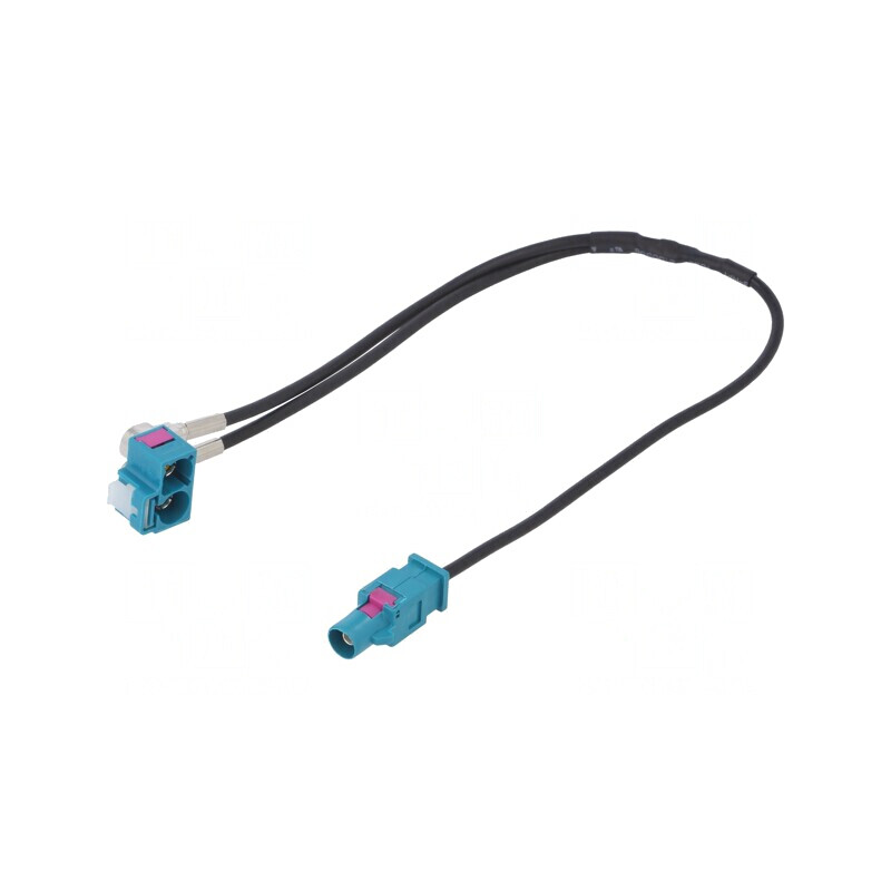 Fakra Angled Double Socket Antenna Adapter 0.25m | Electronic-mag.ro | Componente Electronice