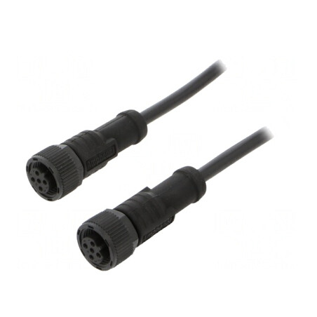 Cablu senzori automatizări M12 1m | Electronic-mag.ro | Componente Electronice