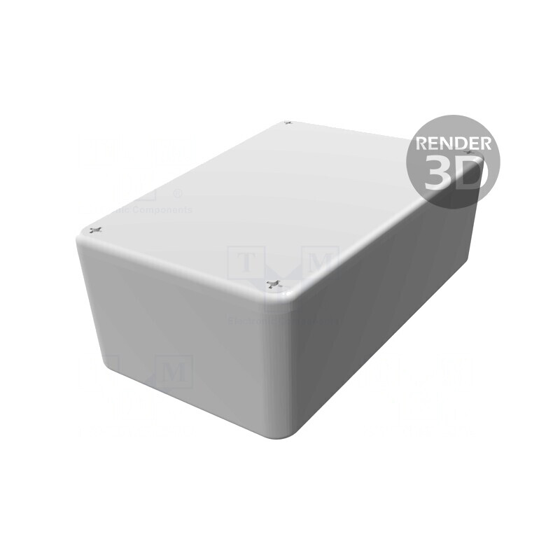 Carcasă Universală Aluminiu IP54 79x112x39mm | Electronic-mag.ro | Componente Electronice