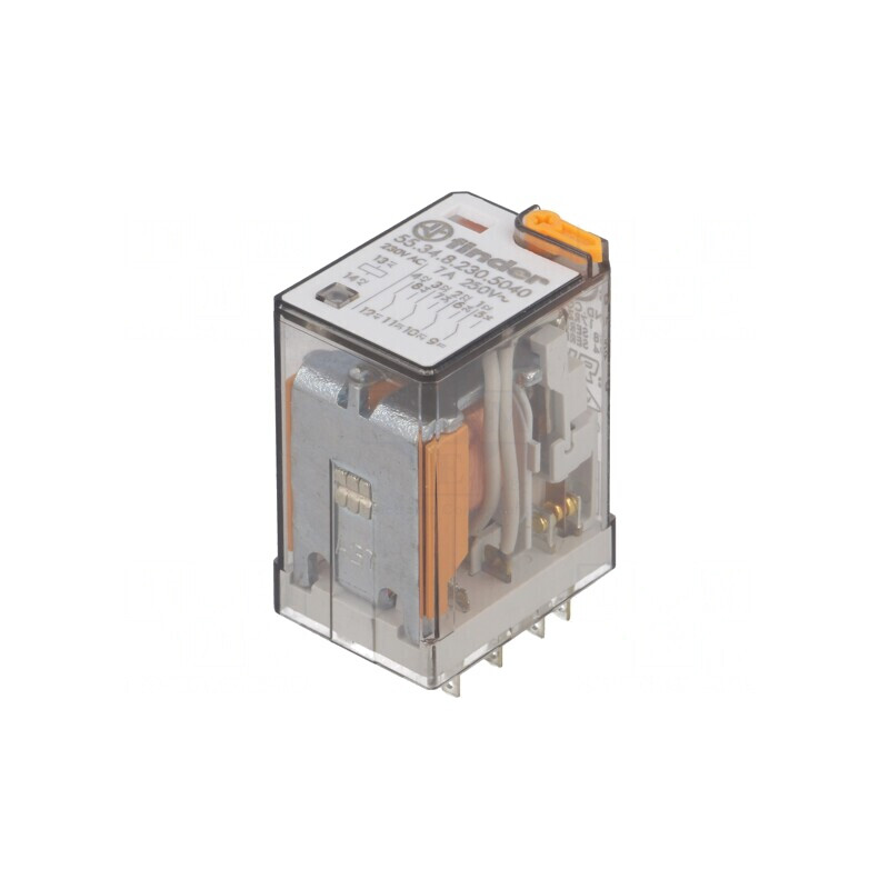 Releu Electromagnetic 4PDT 230VAC 15A | Electronic-mag.ro | Componente Electronice