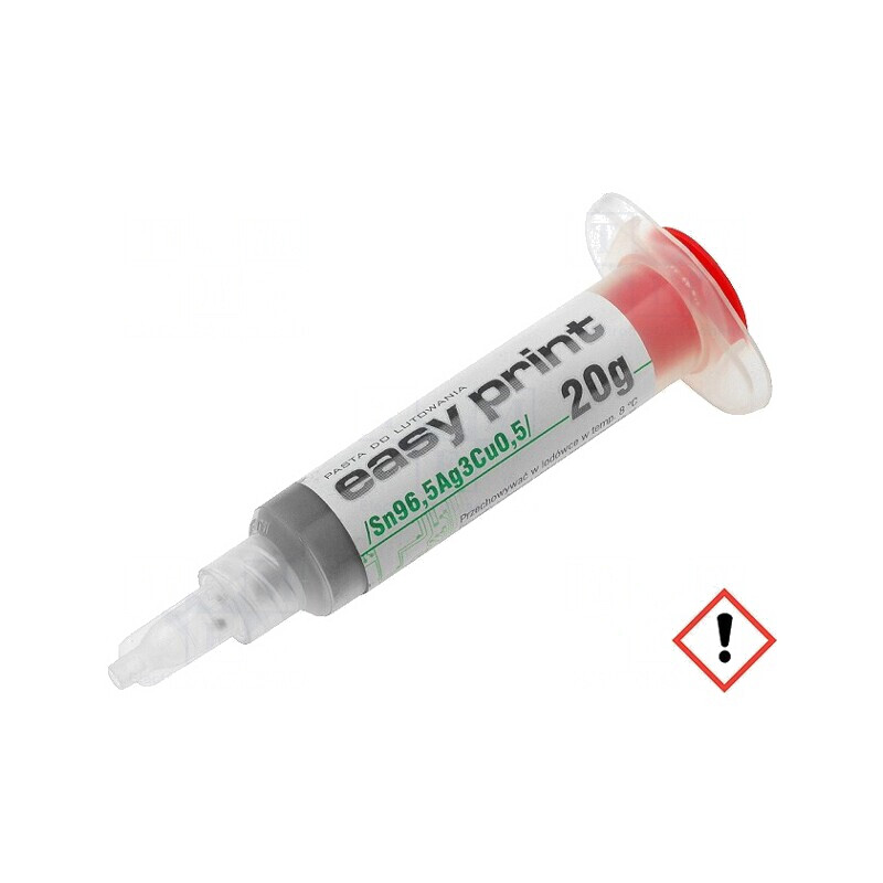 Pastă de lipit fără plumb seringă 20g 217°C EASY PRINT | Electronic-mag.ro | Componente Electronice
