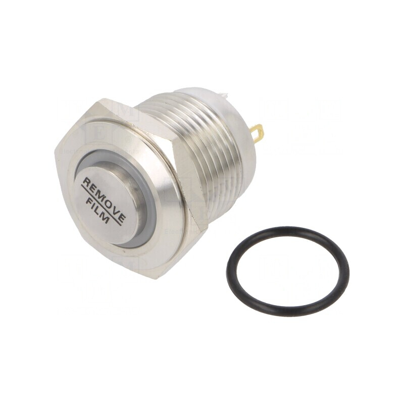 Comutator Anti-Vandalism SPST-NO 2A 48VDC IP65 Ø16mm | Electronic-mag.ro | Componente Electronice