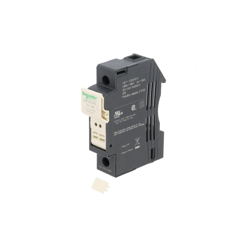 Suport Siguranță pentru Șină DIN 1 Poli | Electronic-mag.ro | Componente Electronice