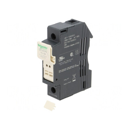 Suport Siguranță pentru Șină DIN 1 Poli | Electronic-mag.ro | Componente Electronice