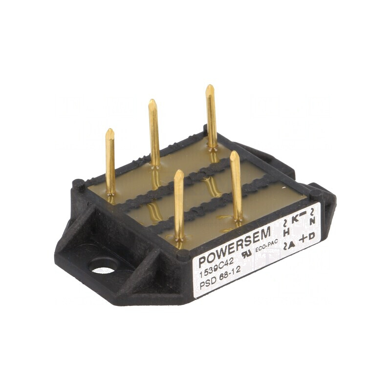 Punte Redresoare Trifazată 1,2kV 68A THT | Electronic-mag.ro | Componente Electronice
