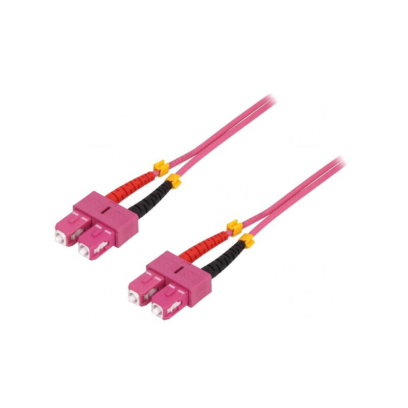 Patch Cord Fibră OM4 SC/UPC 5m Roz | Electronic-mag.ro | Componente Electronice Patch Cord Fibră OM4 SC/UPC 5m Roz | Electronic-mag.ro | Componente Electronice