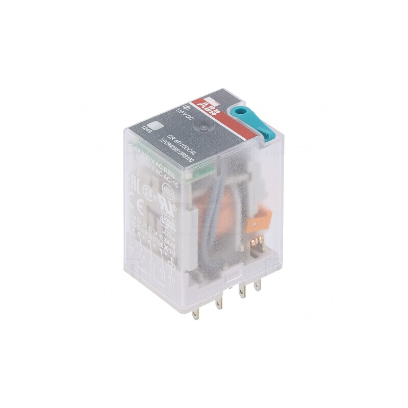 Releu electromagnetic 4PDT 110VDC 6A | Electronic-mag.ro | Componente Electronice
