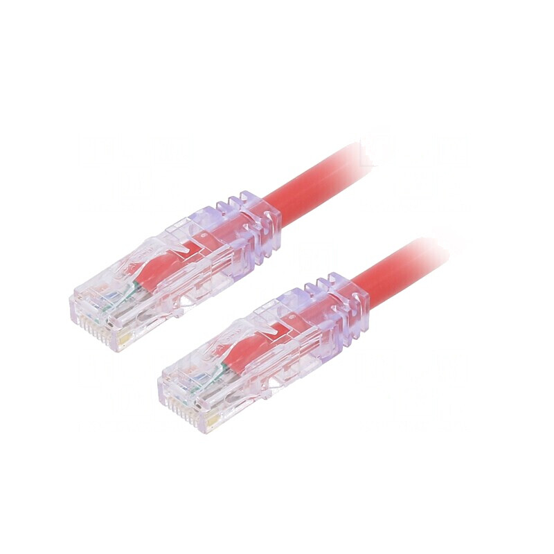Patch Cord Cat6a U/UTP 0.5m Roșu | Electronic-mag.ro | Componente Electronice Patch Cord Cat6a U/UTP 0.5m Roșu | Electronic-mag.ro | Componente Electronice