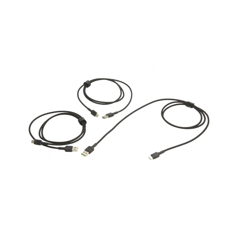 Cablu USB 2.0 USB-A la USB-C Negru 480Mbps | Electronic-mag.ro | Componente Electronice
