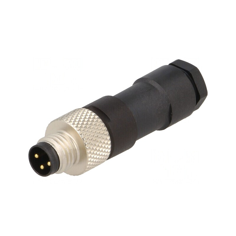 Conector M8 Tată 3 Pin Drept pe Cablu IP67 60V 4A | Electronic-mag.ro | Componente Electronice Conector M8 Tată 3 Pin Drept pe Cablu IP67 60V 4A | Electronic-mag.ro | Componente Electronice